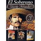 El Soberano Vicente Fernandez DVD NEW 3 Pk Mi Querido Viejo Jalisco 