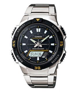 Casio Combo 100 Meter WR Watch, Solar Powered, 5 Alarms, Low Ship 