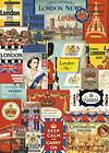 Cavallini & Co. London Collage Decorative Wrapping Paper 20x28