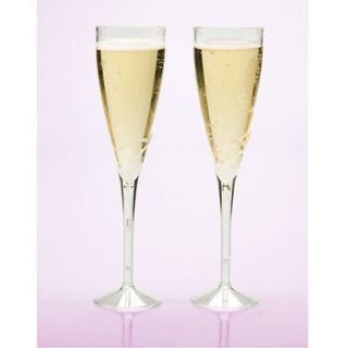champagne plastic flutes in Holidays, Cards & Party Supply