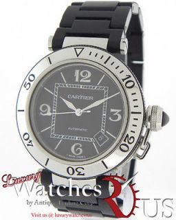CARTIER Pasha Seatimer 40.5 mm W31077U2 Stainless Steel & Rubber