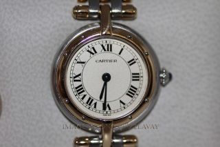 Limited Edition Cartier Watch Santos Panther Vendome (Ladies) 18k Or 
