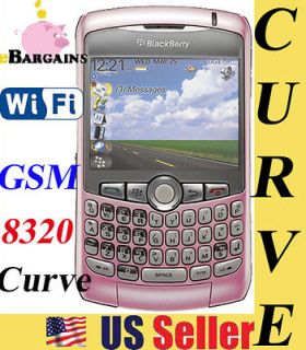 NEW Blackberry Curve 8320 WIFI UNLOCKED PINK phone AT&T