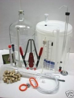 Superior/Winem​akers Wine Making Equipment Kit   GLASS