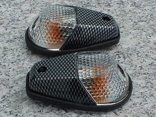 Newly listed Carbon/Clear FLUSH MOUNT TURN SIGNALS for Honda Kawasaki 