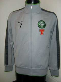 NIKE CELTIC FC PLAYER ISSUE MATCH WORN NUMBERED TRAINING JACKET KIT 