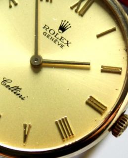 ROLEX CELLINI 18K ROSE GOLD WATCH REF.5512 mans watch