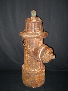 Antique Vtg. Old Folk Art Looking Cinti., OH Fire Hydrant,Plug 24 
