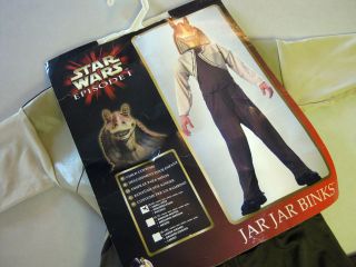 NEW Star Wars Jar Jar Binks Costume Small 3 4 Dress Up Clothes Pretend 