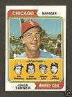 1974 Topps #221 Chuck Tanner Chicago White Sox NM+