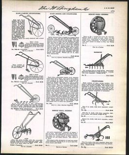 1939 40 Ad Hand Garden Cultivator Seeder Harrows Drill ORIGINAL 
