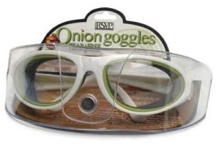 RSVP Onion Goggles Tear Free Chopping Pro Style WHITE PINK BROWN  NEW 