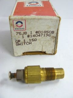 NOS 1980 1981 Chevrolet Pick Up Truck Temperature Sender Switch, 250ci 