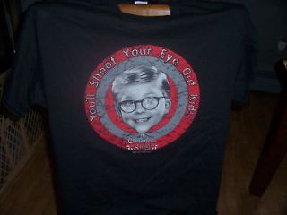 Christmas Story T Shirt Youll Shoot Your Eye Out Kid   size extra 