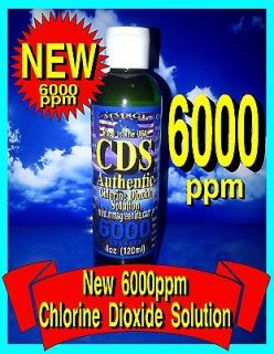 Chlorine Dioxide Solution 6000 ppm 1 bottle   Better than mms, master 