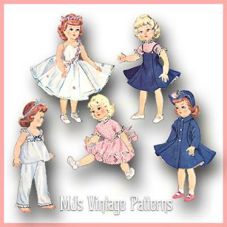   Clothes Dress Pattern ~ 21 22 Sweet Sue, Cissy, Miss Revlon, Toni
