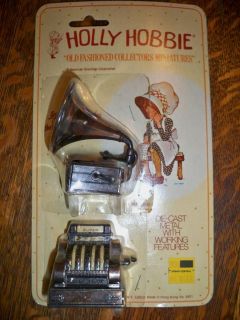1970s Holly Hobbie Miniatures Phonograph Register MIP