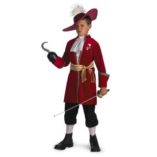 Peter Pan Captain Hook Classic Child Costume Size 3T 4T Disguise 