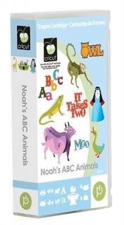 Cricut Noahs ABC Animals Cartridge Brand New