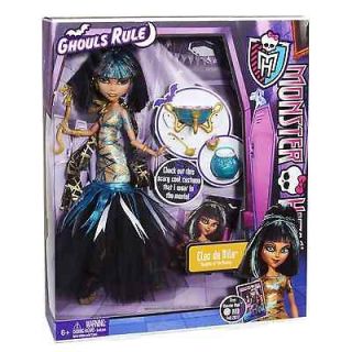 Monster High Ghouls Rule Cleo De Nile Doll 2012 DVD Series