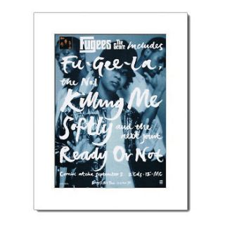 FUGEES   The Score   White Matted Mini Poster