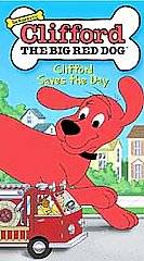 Clifford the Big Red Dog   Clifford Saves The Day VHS, 2001