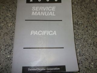 Chrysler Pacifica repair manual in Chrysler