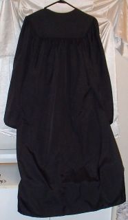 Graduation Gown ~ Good for Choir/Pulpit/Halloween Costumes~Black Matte 
