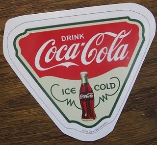 Factory Made Machine Size Coca Cola Decal Coke Soda Licensed Sticker 