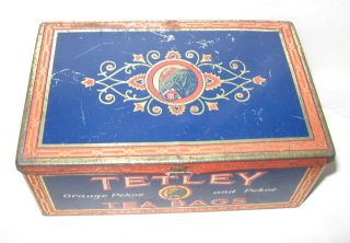 tetley tea tin in Merchandise & Memorabilia