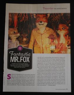 2009 Fantastic Mr. Fox Feature  Clipping George Clooney