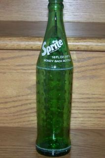 USA 1978 SPRITE 16 oz GLACIER NATIONAL PARK STARBURST BOTTLE Coca Cola 