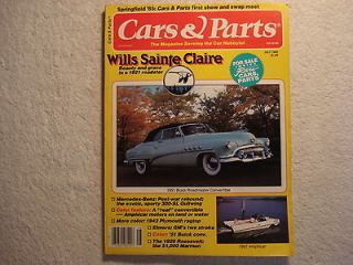 Cars and Parts July 1985 1951 Buick,1942 Plymouth,1967 Amphicar,1921 