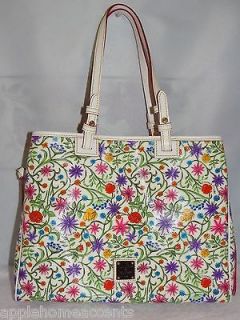   & BOURKE WHITE FLORAL MULTI COLOR COLETTE BAG F745D NEW WITH TAGS