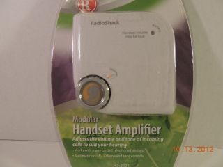 NEW RadioShack Modular Handset Amplifier for home telephone 2 pc lot