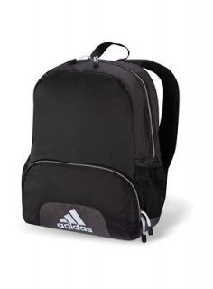 Adidas University Backpack with Computer Laptop Sleeve   Black   NEW