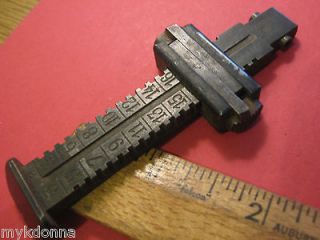   Military Rifle Rear Sight #1 old gun parts Army mauser antique ww2 lot