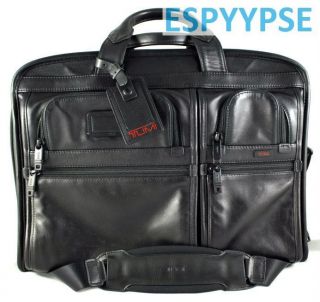 TUMI Alpha Travel & Business Leather Computer Brief   96114DH