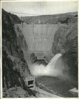 1936 Giant Boulder Dam Controls Flow of Colorado River