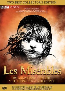 Les Miserables   In Concert DVD, 2008, 2 Disc Set, Collectors Edition 