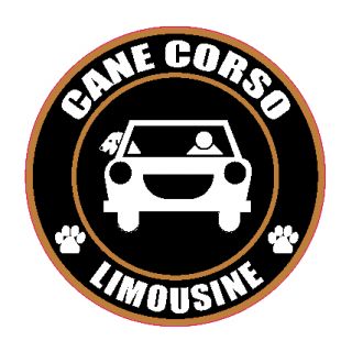LIMOUSINE CANE CORSO 5 DOG PET STICKER