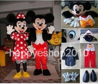   Mouse Minnie Cartoon Clothing Costume Party FANCY DRESS 2 Mascots