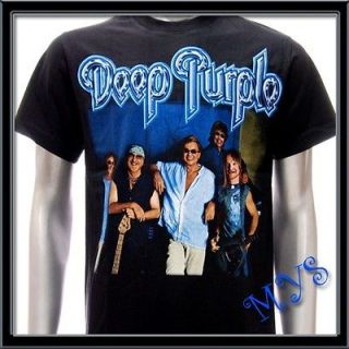 Sz M Deep Purple T shirt Men Rock Music Retro Punk Tour