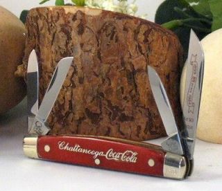 Red Stag Coca Cola Knife ~ 4 Blade Congress, 1984, Germany