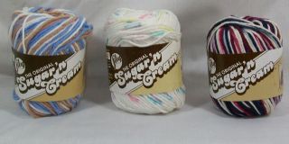 Lily Sugar n Cream 100% Cotton Worsted Weight Yarn *New*
