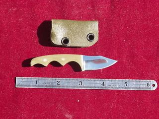 Custom Clip Point Skinner Neck Knife or Keyring Knife