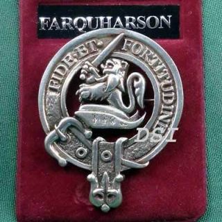 Farquharson Scottish Clan Crest Badge Pin Ships free in US
