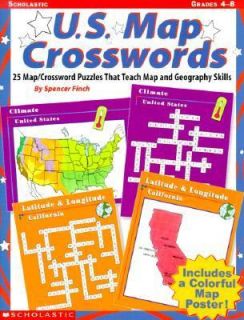 25 Map Crossword Puzzles That Teach Map and Geography Skills by 