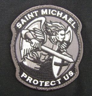 MODERN SAINT ST. MICHAEL PROTECT US ARMY MORALE ISAF MILSPEC SWAT 