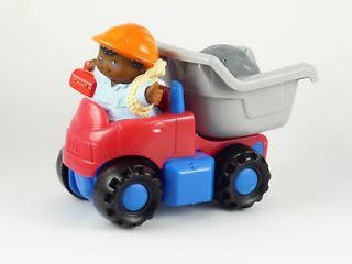 Fisher Price Little People Construction Dump Truck Vehicle with 